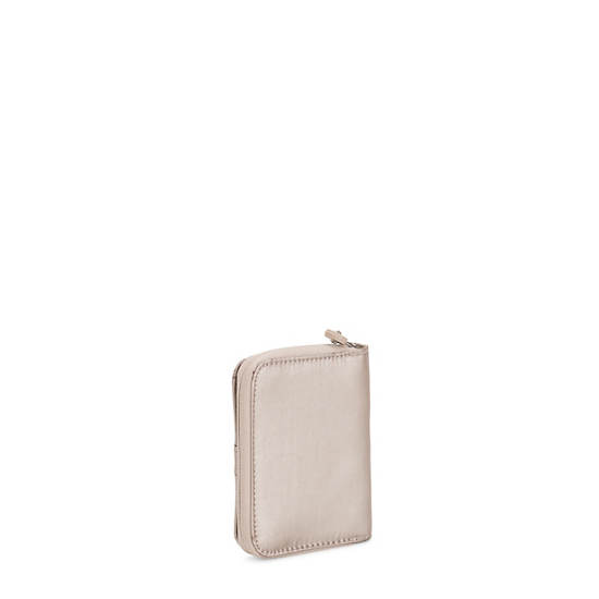 Portefeuilles Kipling Money Love Metallic Small Wallet Beige | FR 1010WN